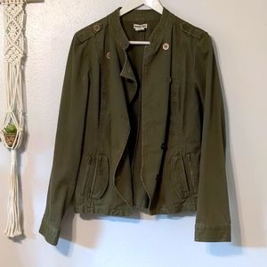 Hang Ten Y2K Military Style Fitted Jacket XL